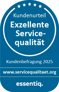 Siegel Kundenurteil - Exzellente Servicequalität