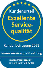 Siegel Kundenurteil - Exzellente Servicequalität